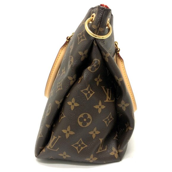 LOUIS VUITTON M41148 Pallas 2WAY Bag Shoulder Bag Hand Bag MonogramCanvas Brown - Picture 5 of 15
